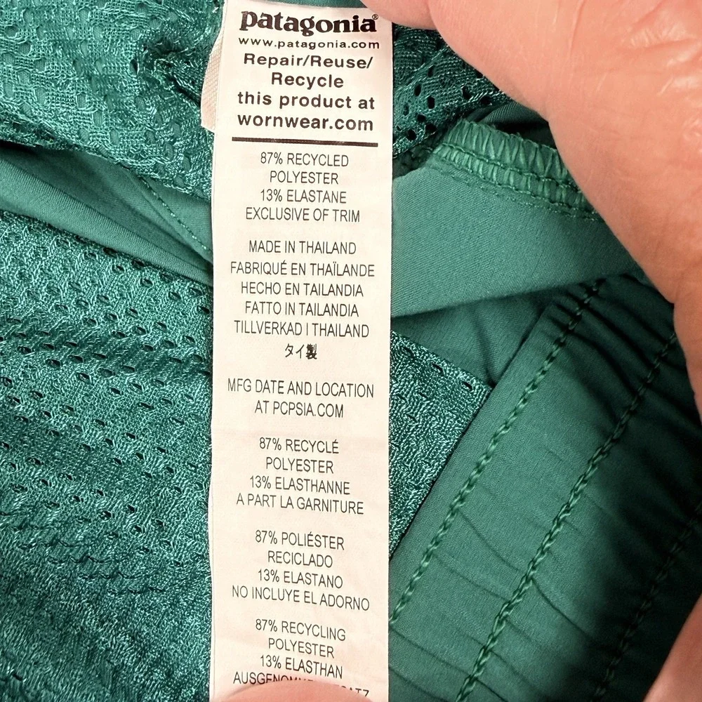 Patagonia Hydro Series Board Shorts Men's 2XL Teal Green Beachwear Surfing
